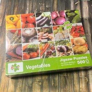 Vegetables Puzzles for Adults 500 PiecesColorful Kitchen Decorations 19x13 Inch